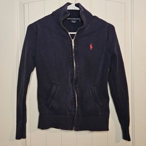 Ralph Lauren Sport Cotton Zip Up Sweater